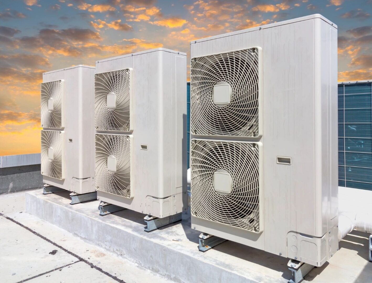 Air conditioning of the outdoor units
